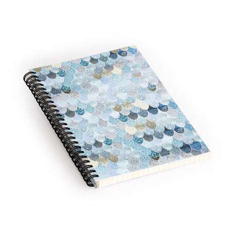 Monika Strigel 1P SUMMER MERMAID BABY BLUE Spiral Notebook