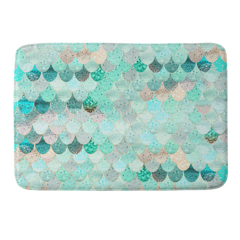Monika Strigel 1P SUMMER MERMAID MINT Memory Foam Bath Mat