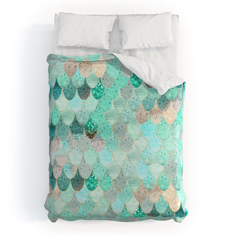 Monika Strigel 1P SUMMER MERMAID MINT Duvet Cover