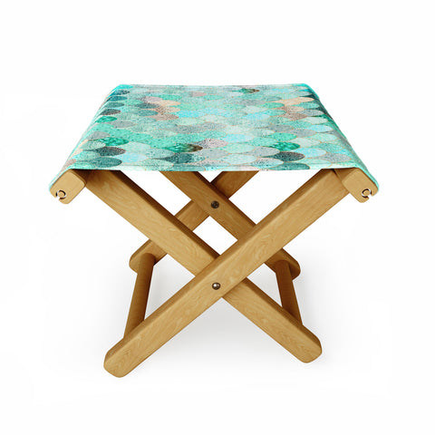 Monika Strigel 1P SUMMER MERMAID MINT Folding Stool