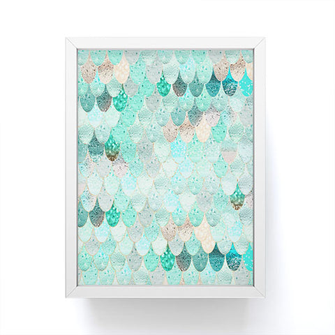 Monika Strigel 1P SUMMER MERMAID MINT Framed Mini Art Print