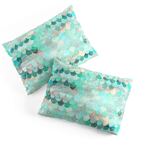 Monika Strigel 1P SUMMER MERMAID MINT Pillow Shams