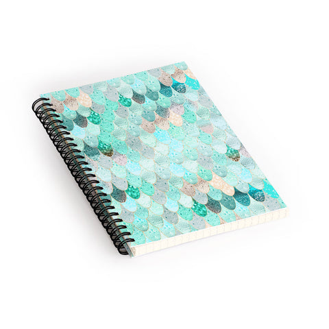 Monika Strigel 1P SUMMER MERMAID MINT Spiral Notebook