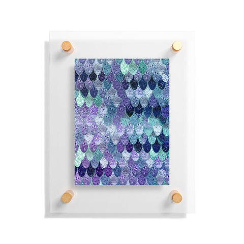 Monika Strigel 1P SUMMER MERMAID PURPLE MINT Floating Acrylic Print