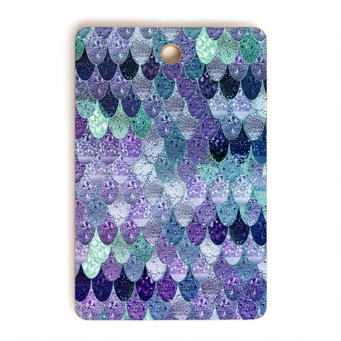 Monika Strigel 1P SUMMER MERMAID PURPLE MINT Cutting Board Rectangle