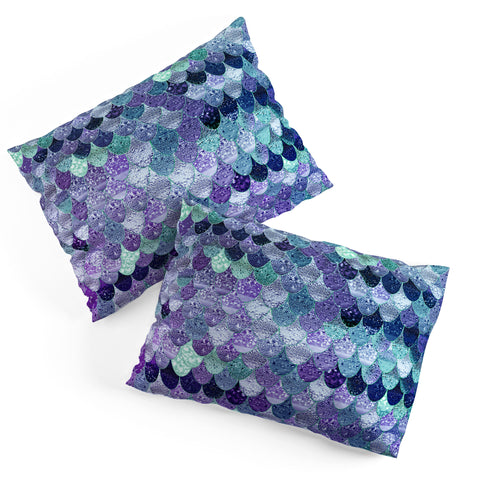 Monika Strigel 1P SUMMER MERMAID PURPLE MINT Pillow Shams