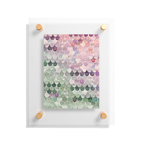 Monika Strigel 1P SUMMER MERMAID SAGE POPPY Floating Acrylic Print