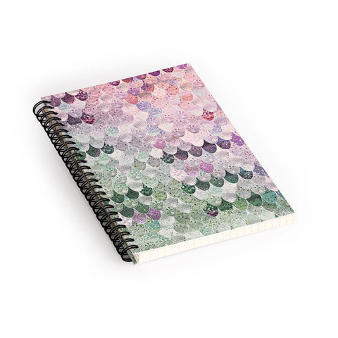 Monika Strigel 1P SUMMER MERMAID SAGE POPPY Spiral Notebook