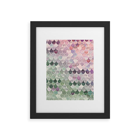 Monika Strigel 1P SUMMER MERMAID SAGE POPPY Framed Art Print