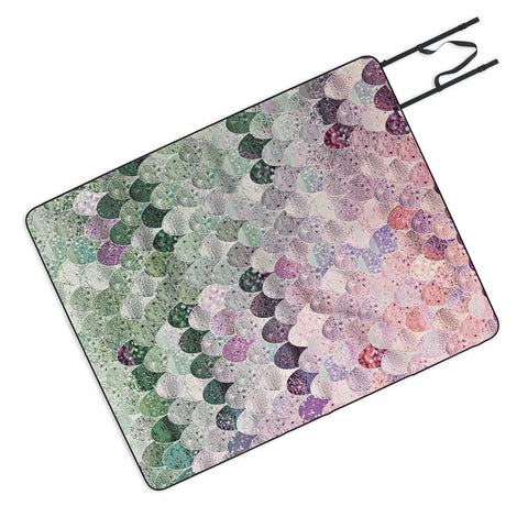 Monika Strigel 1P SUMMER MERMAID SAGE POPPY Picnic Blanket