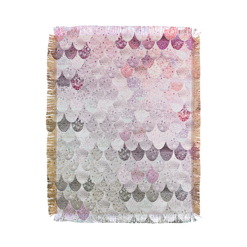 Monika Strigel 1P SUMMER MERMAID WILDFLOWER Throw Blanket