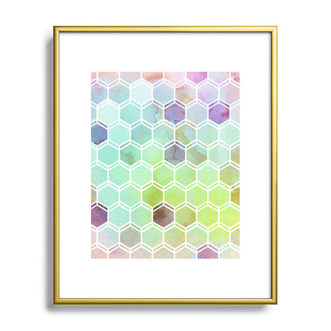 Monika Strigel 1P TWEEZY LEMONADE PASTEL Metal Framed Art Print