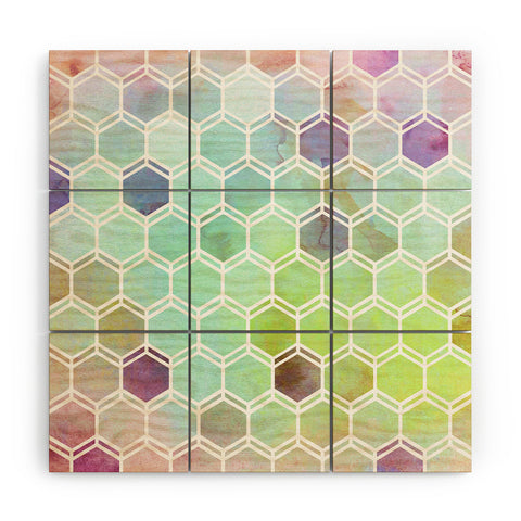 Monika Strigel 1P TWEEZY LEMONADE PASTEL Wood Wall Mural