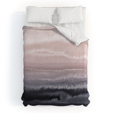 Monika Strigel 1P WITHIN THE TIDES BLACK SAND Duvet Cover