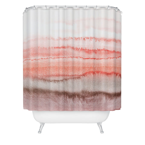 Monika Strigel 1P WITHIN THE TIDES CORALDAWN Shower Curtain