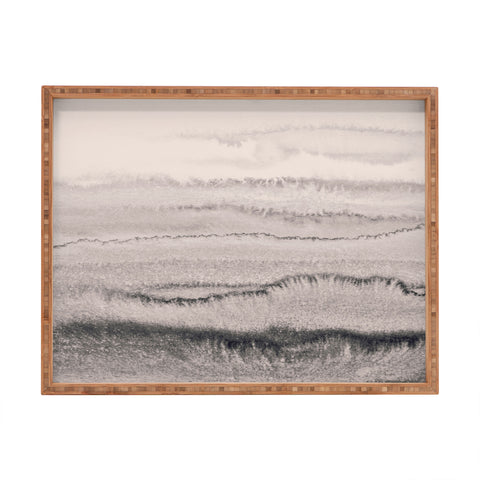 Monika Strigel 1P WITHIN THE TIDES GREIGE Rectangular Tray