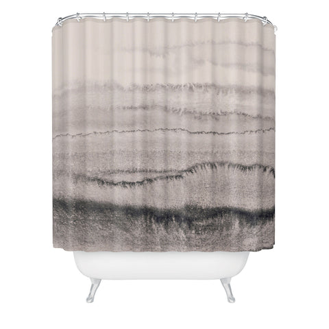 Monika Strigel 1P WITHIN THE TIDES GREIGE Shower Curtain