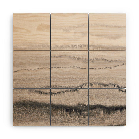 Monika Strigel 1P WITHIN THE TIDES GREIGE Wood Wall Mural