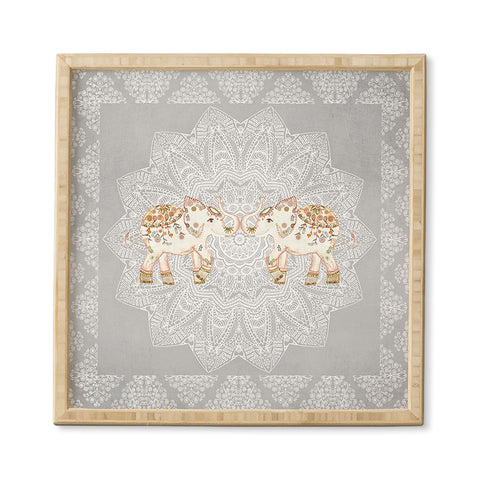 Monika Strigel ALHAMBRA ELEPHANT GREY Framed Wall Art