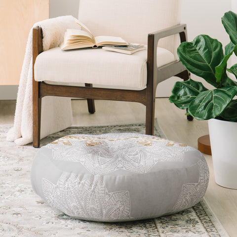 Monika Strigel ALHAMBRA ELEPHANT GREY Floor Pillow Round