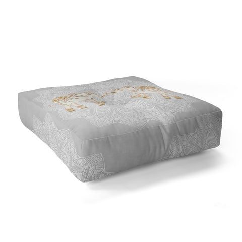 Monika Strigel ALHAMBRA ELEPHANT GREY Floor Pillow Square