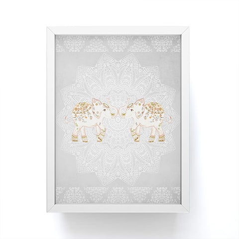 Monika Strigel ALHAMBRA ELEPHANT GREY Framed Mini Art Print