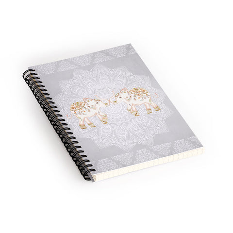 Monika Strigel ALHAMBRA ELEPHANT GREY Spiral Notebook