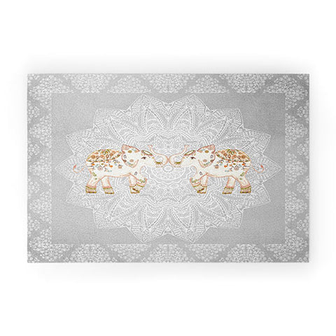 Monika Strigel ALHAMBRA ELEPHANT GREY Welcome Mat