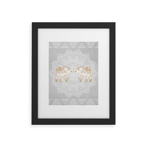 Monika Strigel ALHAMBRA ELEPHANT GREY Framed Art Print
