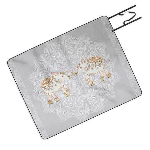 Monika Strigel ALHAMBRA ELEPHANT GREY Picnic Blanket