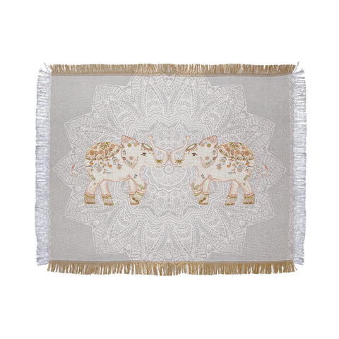 Monika Strigel ALHAMBRA ELEPHANT GREY Throw Blanket