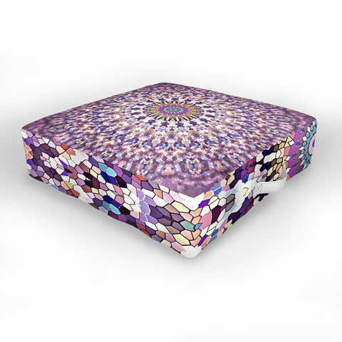 Monika Strigel ARABESQUE NEW AGE ROSE Outdoor Floor Cushion