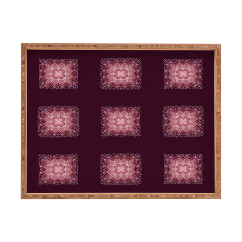 Monika Strigel AZIZA RED II Rectangular Tray