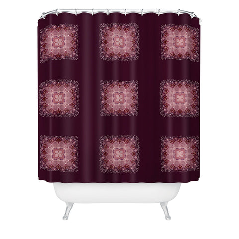 Monika Strigel AZIZA RED II Shower Curtain