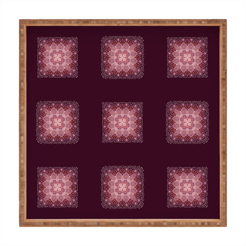 Monika Strigel AZIZA RED II Square Tray