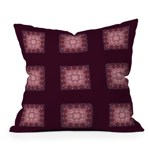 Monika Strigel AZIZA RED II Throw Pillow
