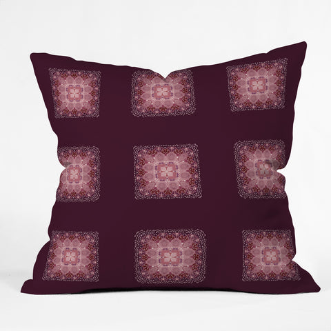 Monika Strigel AZIZA RED II Outdoor Throw Pillow