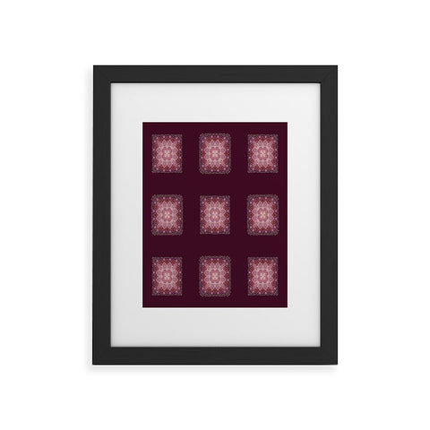 Monika Strigel AZIZA RED II Framed Art Print