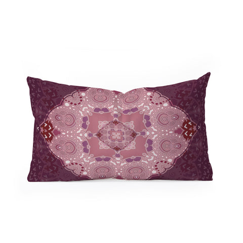 Monika Strigel AZIZA RED Oblong Throw Pillow