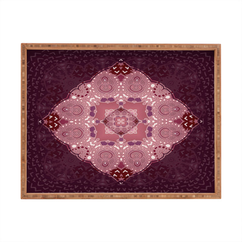 Monika Strigel AZIZA RED Rectangular Tray