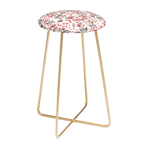 Monika Strigel Birdies And Berries Counter Stool