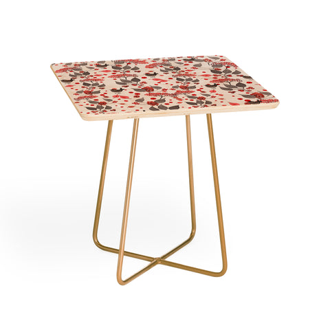 Monika Strigel Birdies And Berries Side Table
