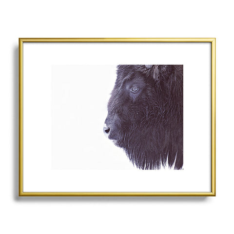 Monika Strigel BLACK BUFFALO Metal Framed Art Print
