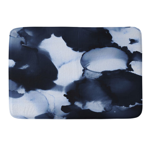 Monika Strigel BLUE INK 22 Memory Foam Bath Mat