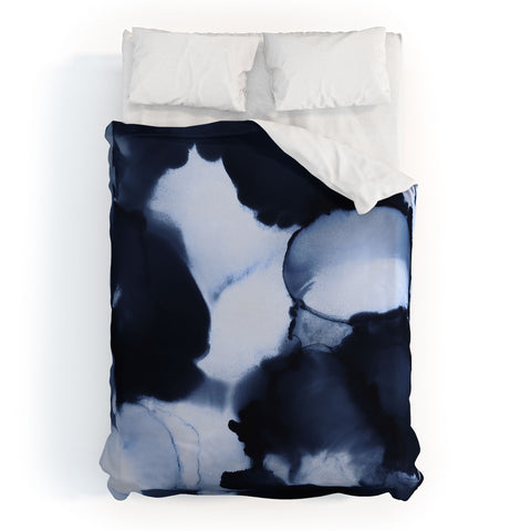 Monika Strigel BLUE INK 22 Duvet Cover