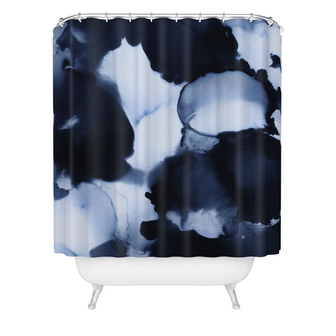 Monika Strigel BLUE INK 22 Shower Curtain