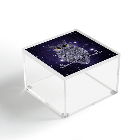 Monika Strigel Blue Night Owl Acrylic Box