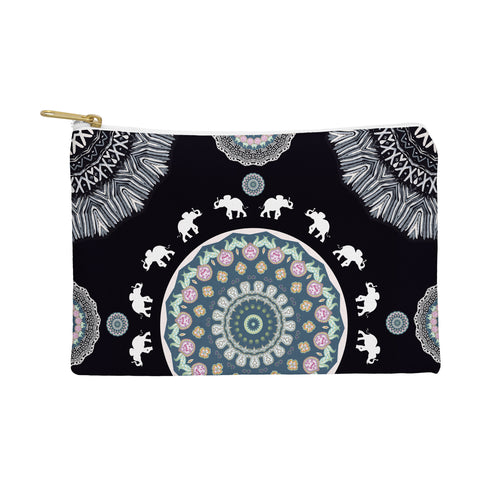 Monika Strigel BOHO ELEPHANT DANCE IN BLACK Pouch