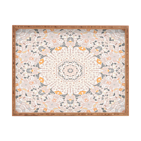 Monika Strigel BOHO SUMMER GREY Rectangular Tray