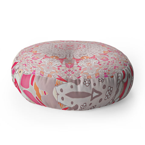 Monika Strigel BOHO SUMMER SUNSHINE Floor Pillow Round